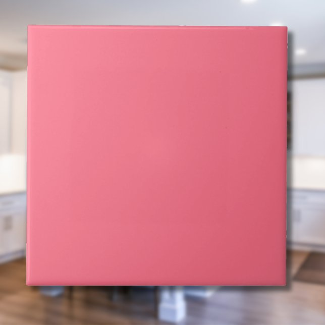 Watermelon Sorbet Solid Colour | Classic Elegant Tile (Creator Uploaded)