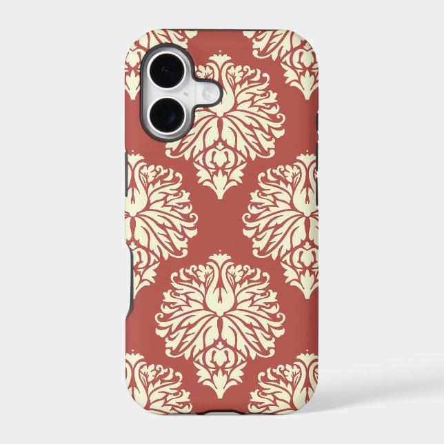 Watermelon Southern Cottage Damask (Back)