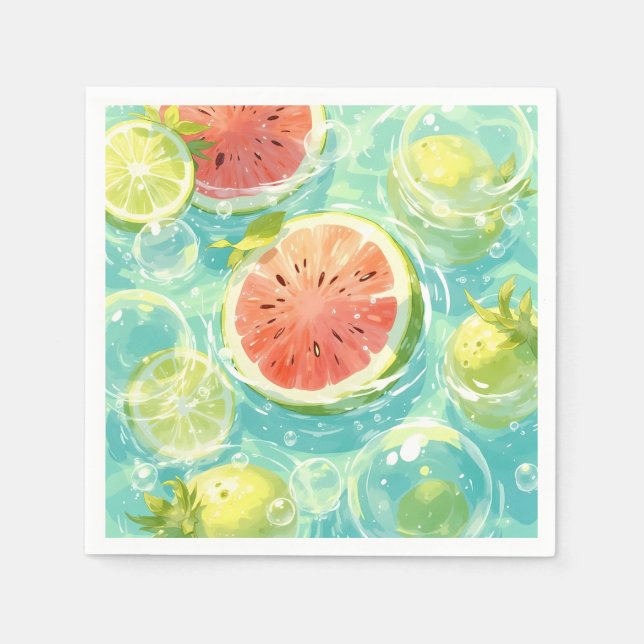 Watermelon Splash Napkin (Front)