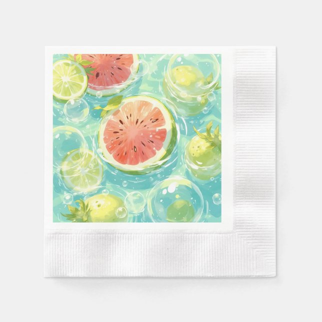 Watermelon Splash Napkin (Front)
