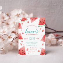 Watermelon Splash Summer Birthday Party