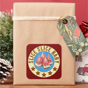 watermelon square sticker