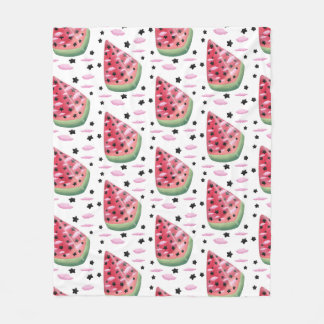 Watermelon star  fleece blanket