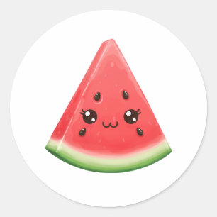 Watermelon Sticker Custom Funny Summer Fruit Gift