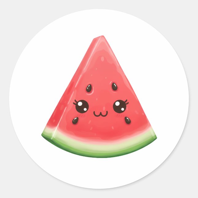Watermelon Sticker Custom Funny Summer Fruit Gift (Front)