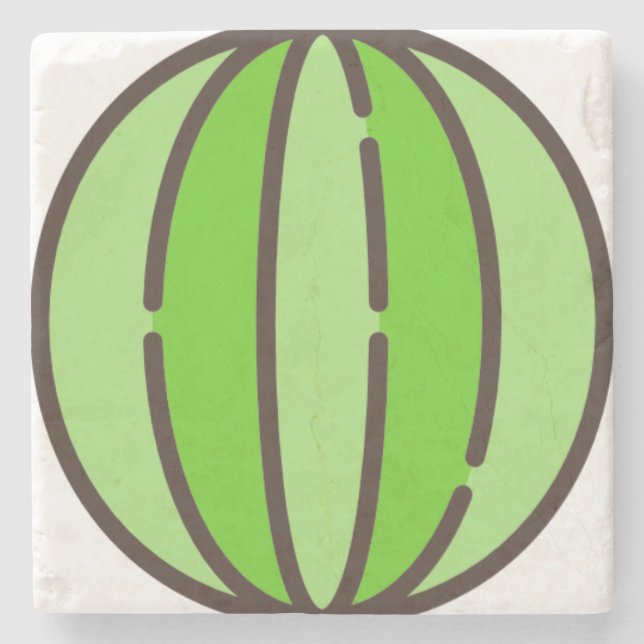 watermelon stone coaster (Front)