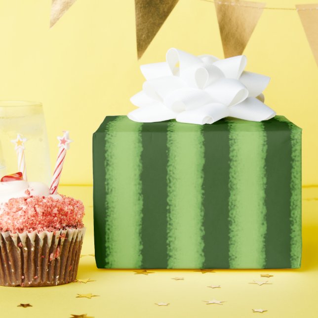 Watermelon stripe (large scale) wrapping paper (Birthday Party)