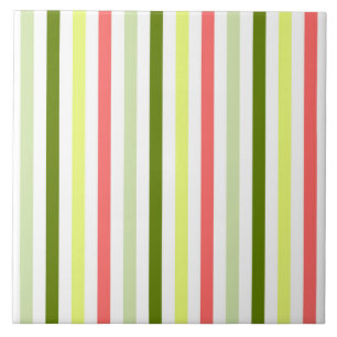 Watermelon Stripe Thin Tile