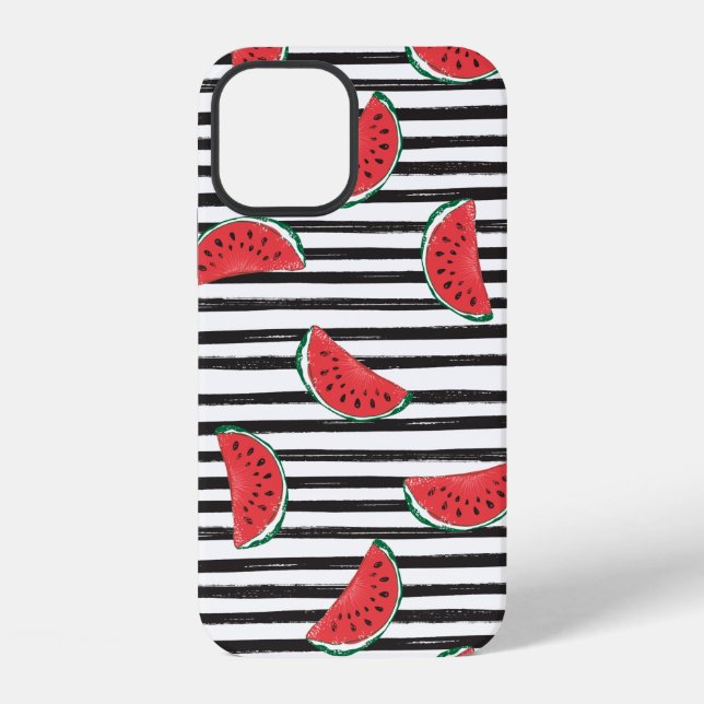 Watermelon Stripes iPhone Case (Back)