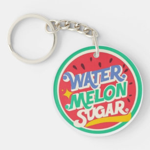 watermelon sugar twinkling water melon key ring