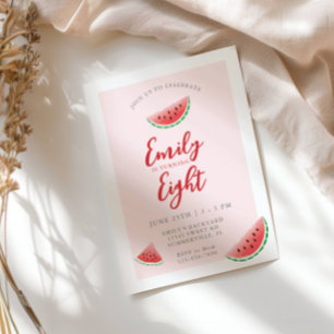 Watermelon Summer Children's Birthday  Invitation