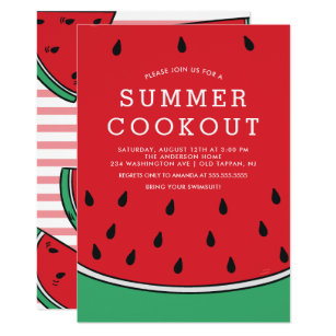 summer cookout invitations announcements zazzle uk