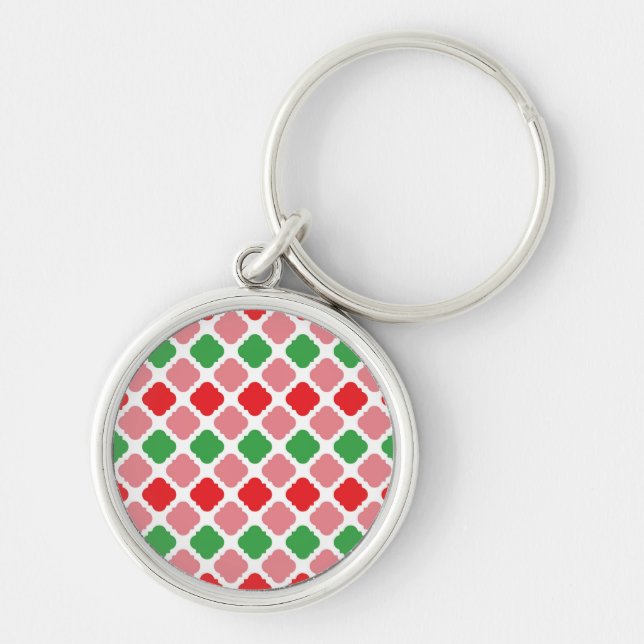 Watermelon Summer Digital Paper-56201 Key Ring (Front)