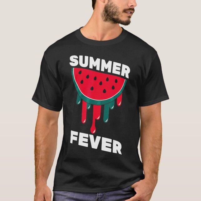 Watermelon - Summer Fever - Melon - Fruits - Veget T-Shirt (Front)