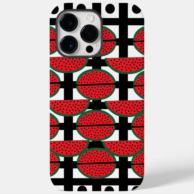 Watermelon Summer Fruit Geometric Pattern     Case-Mate iPhone Case (Back)