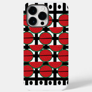 Watermelon Summer Fruit Geometric Pattern     iPhone 14 Pro Max Case