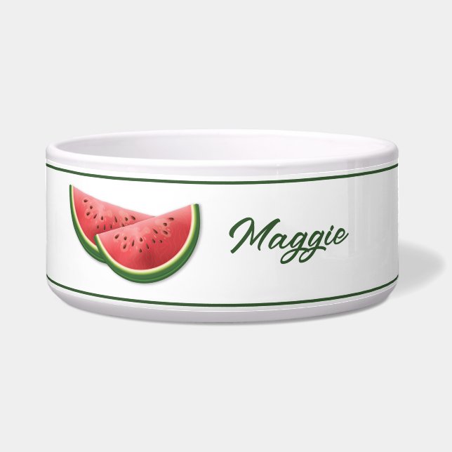 Watermelon Summer Fruit Slices With Custom Name (Front)