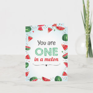 Watermelon Summer Kids Child Birthday Party Folded Invitation