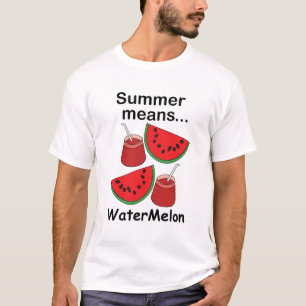 Watermelon Summer Means Watermelon Fruit Party T-Shirt