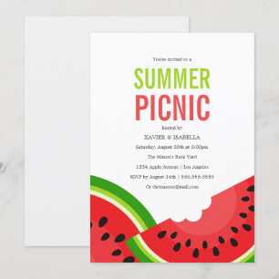Watermelon   Summer Party Invitation