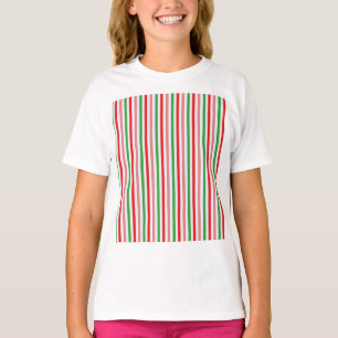 Watermelon Summer Stripes Digital Paper T-Shirt
