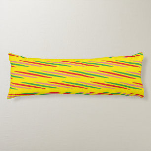 Watermelon Summer Stripes Pattern-56204 Body Cushion