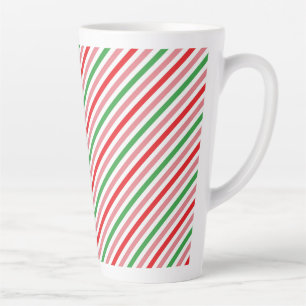 Watermelon Summer Stripes Pattern-56206 Latte Mug