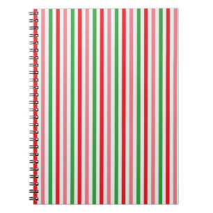 Watermelon Summer Stripes Pattern-56206 Notebook