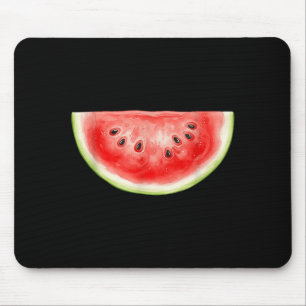 Watermelon Summer Watercolor Fruit Slice Juicy Mouse Mat