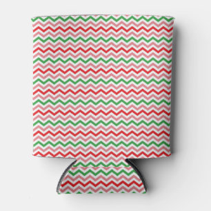 Watermelon Summer Zigzag Digital Paper Can Cooler