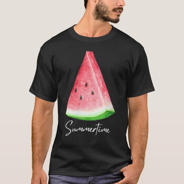 Watermelon Summertime Summer For Men And Women T-Shirt (Front)