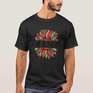 Watermelon Sunflower Mama National Watermelon Day T-Shirt