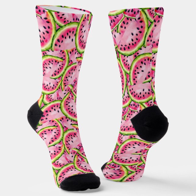 Watermelon Surprise Socks #2 (Angled)