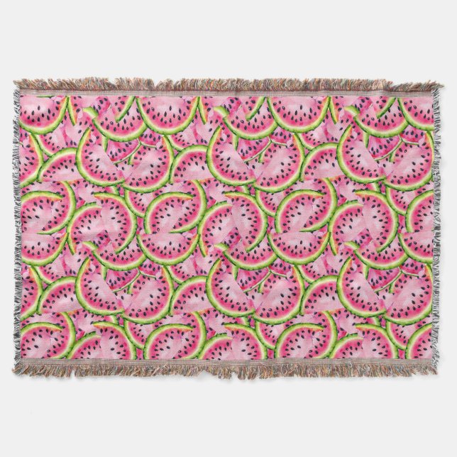 Watermelon Surprise Throw Blanket (Front)