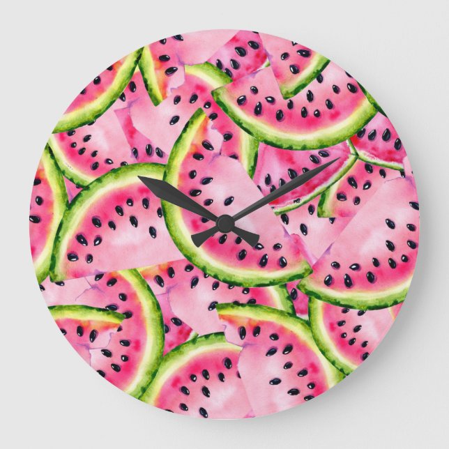 Watermelon Surprise Wall Clock (Front)