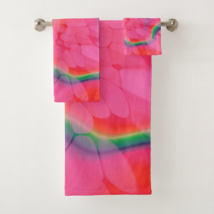 Watermelon Tie Dye Bath Towel Set