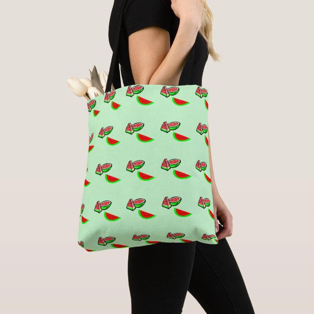 Watermelon Tote Bag (Close Up)