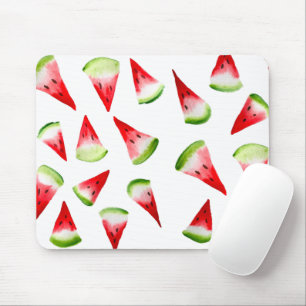Watermelon watercolor cute fruit mouse mat