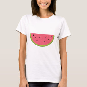 Watermelon Watermelon Fruit Sweet Health Red Half T-Shirt