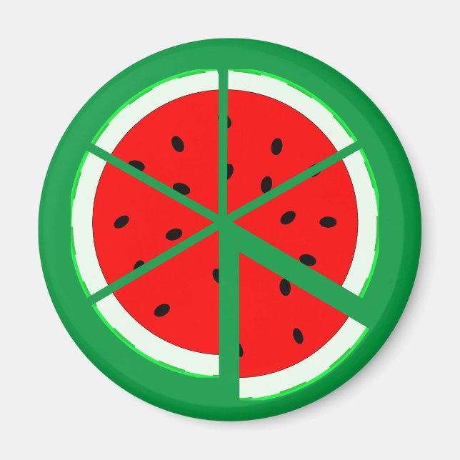 Watermelon Wedge Magnet (Front)