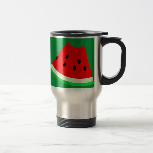Watermelon Wedge Travel Mug (Right)