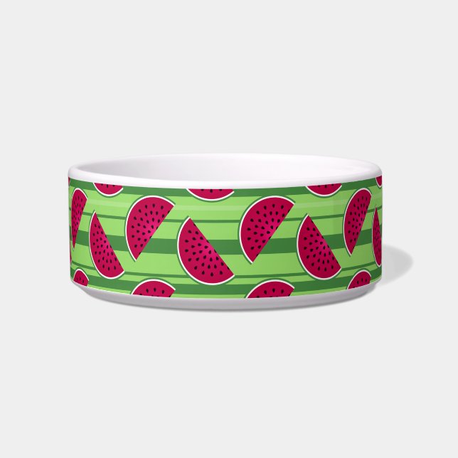 Watermelon Wedges Pattern Bowl (Front)
