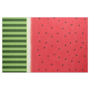 Watermelon with Rind & Peel Fabric