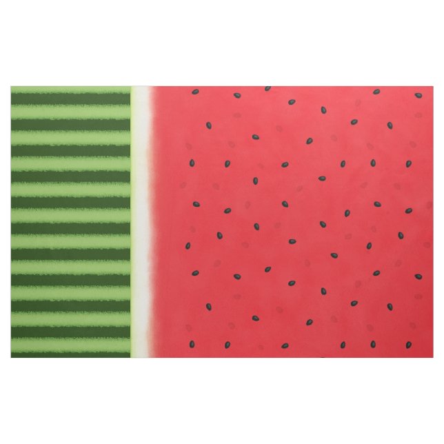 Watermelon with Rind & Peel Fabric (Fat Quarter)