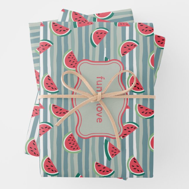 Watermelon Wrapping Paper Sheet (In situ)