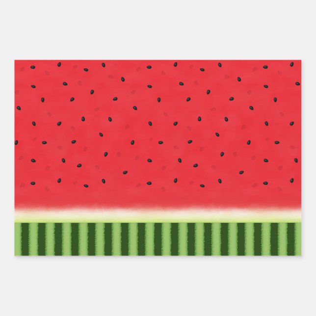 Watermelon Wrapping Paper Sheet (Front)