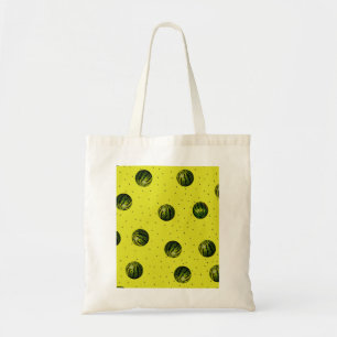 watermelon yellow with seeds tote bag