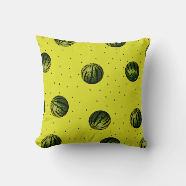 watermelons and seeds pillow (Front)