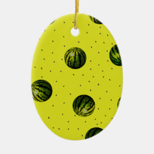 watermelons and seeds products ceramic tree decoration