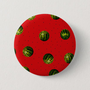 watermelons and seeds red products 6 cm round badge